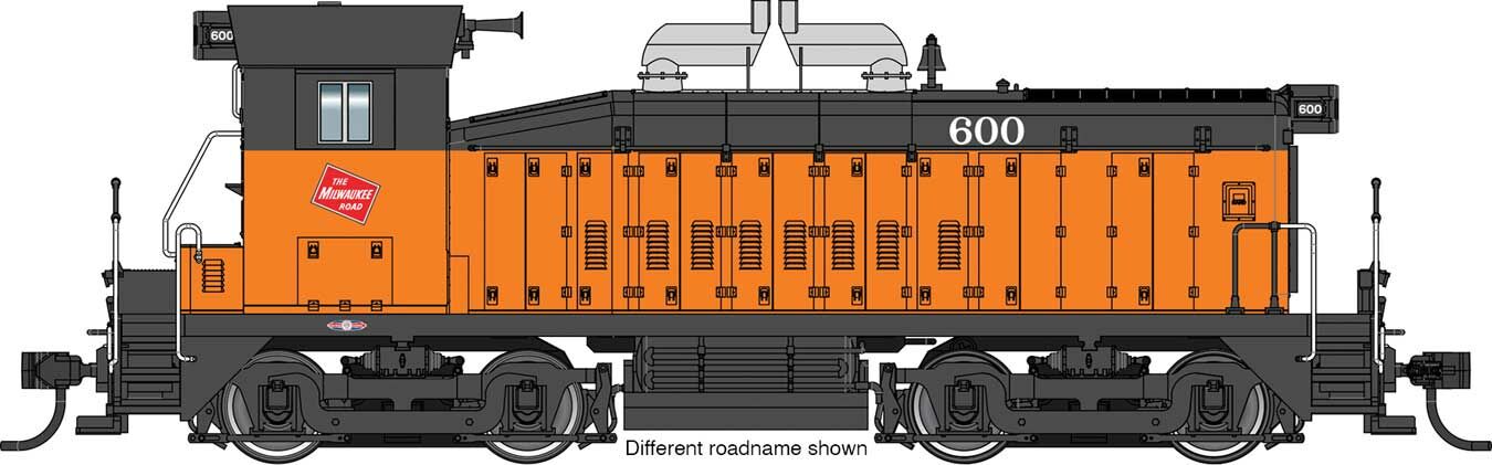 Walthers 920-48512 HO Milwaukee Road EMD SW1200 Diesel Loco - Standard DC #610
