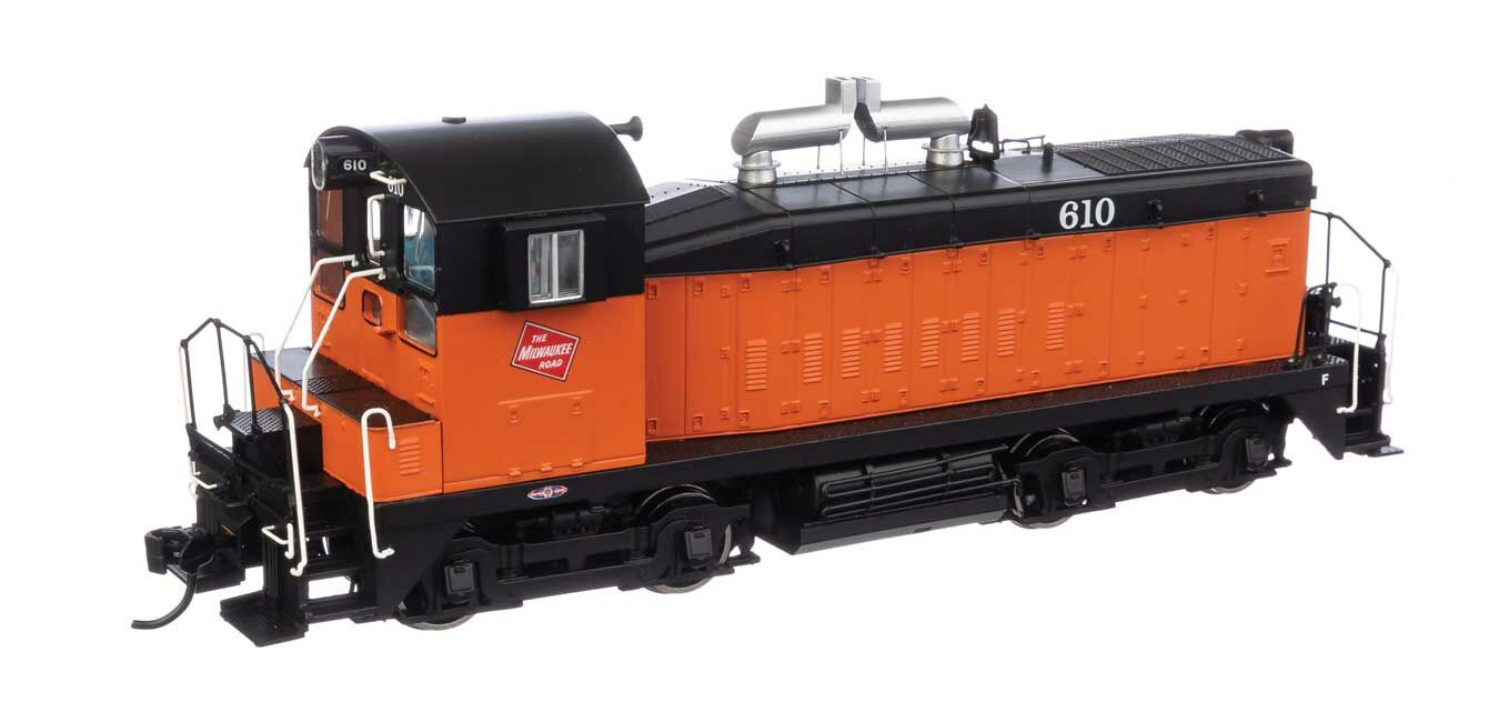 Walthers 920-48512 HO Milwaukee Road EMD SW1200 Diesel Loco - Standard DC #610