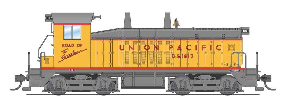 Broadway Limited 6755 HO Union Pacific EMD SW7 Diesel Loco with Paragon4 #1817