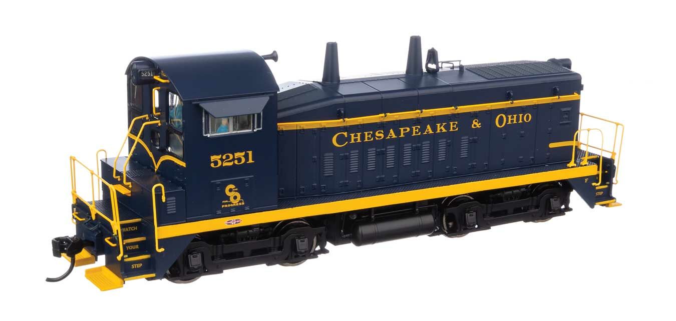 Walthers 920-41501 HO C&O EMD SW9 Diesel Loco - LokSound 5 Sound & DCC #5251
