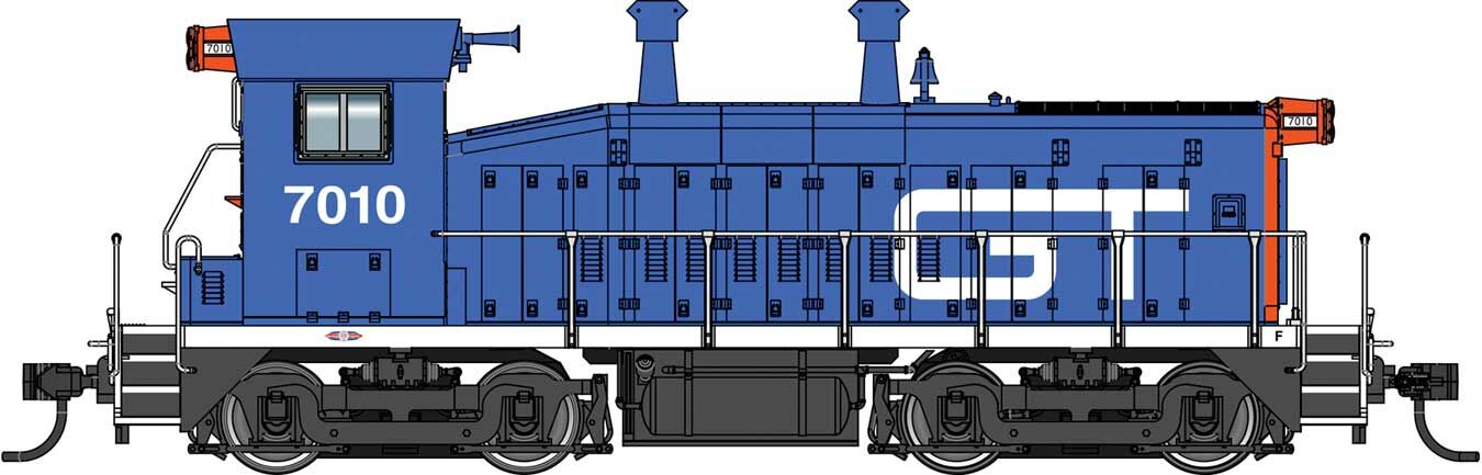 Walthers 920-41503 HO GTW EMD SW9 Diesel Loco - LokSound 5 Sound & DCC #7010