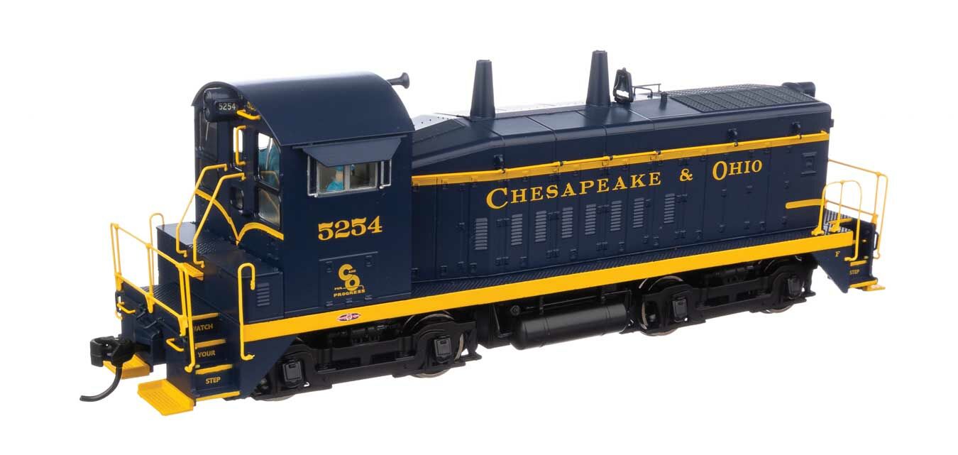 Walthers 920-48501 HO C&O EMD SW9 Diesel Locomotive - Standard DC #5254