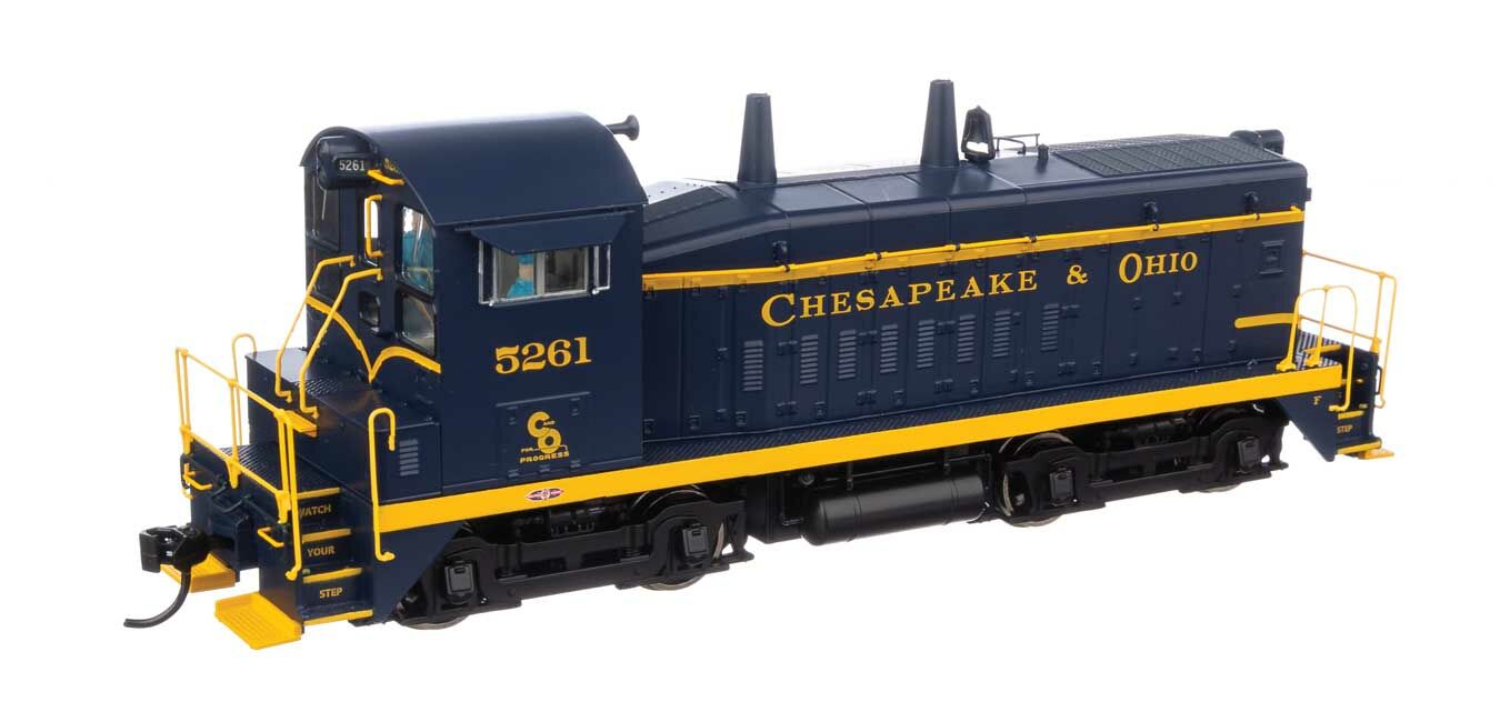 Walthers 920-48502 HO C&O EMD SW9 Diesel Locomotive - Standard DC