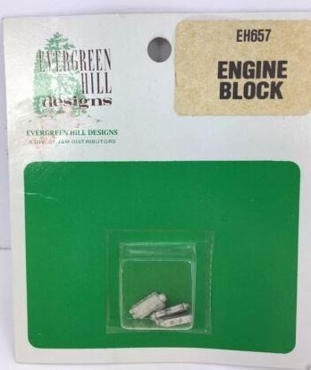 Evergreen Hill 657 Engine Block (Pack of 3)