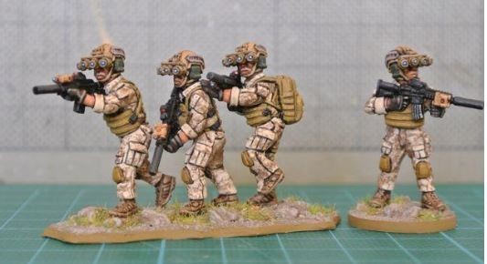 Eureka Miniatures 100MOD062A U.S. Navy Seal Team 2nd Set Figures (Set of 7)