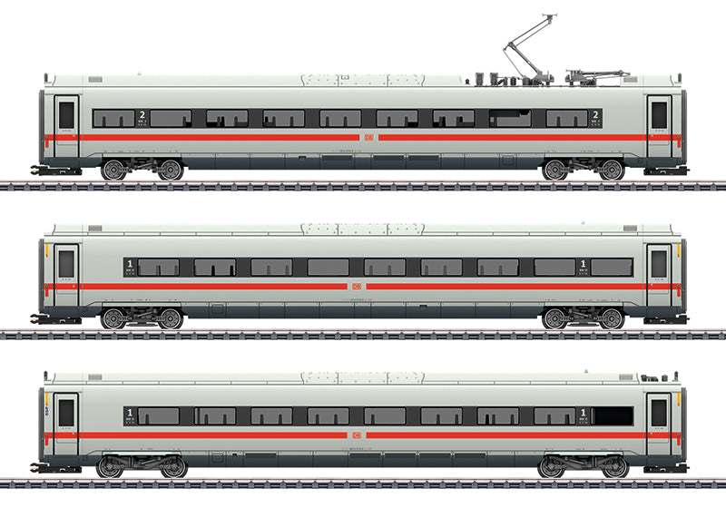 Marklin 43724 HO German Railroad Inc. ICE 4 Add-On Car (Set of 3)