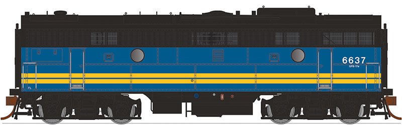 Rapido Trains 223518 HO VIA Rail Canada GMD F9B Diesel Loco w/DCC/Soun ...