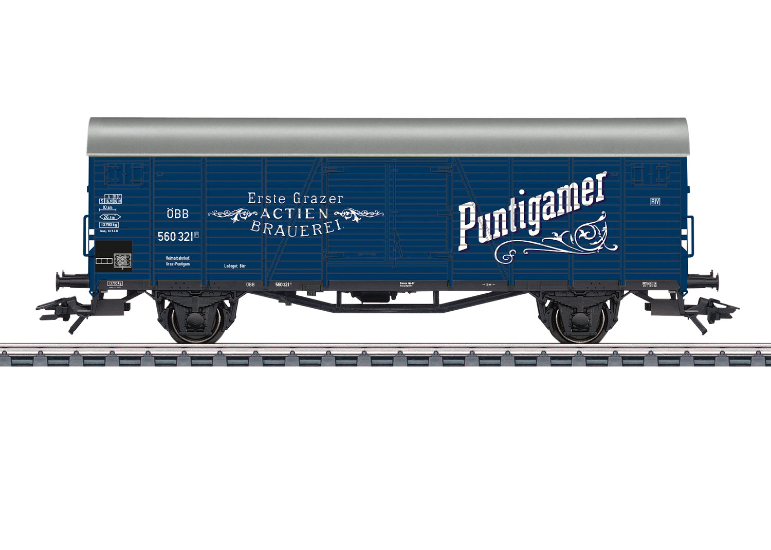 Marklin 48939 HO Austrian Federal Railroad 2-Axle Beer Refrigerator Car