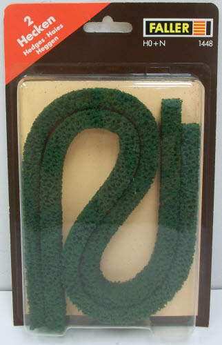 Faller 1448 HO And N Scale Green Hedges (Pack of 2)