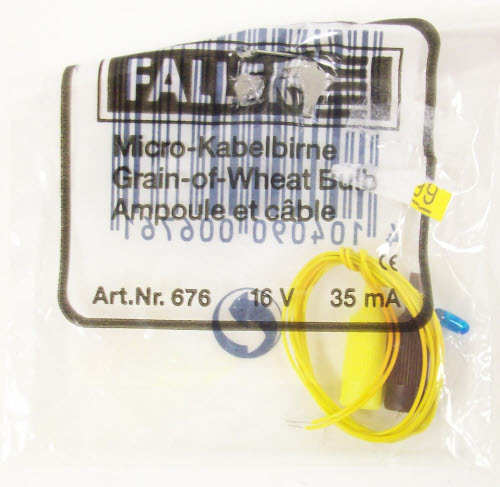 Faller 180676 12-16 Volt Blue Grain of Wheat Light Bulb