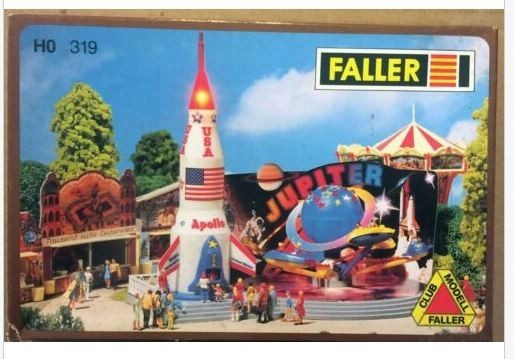 Faller 319 HO "Jupiter" Roundabout with Motor Building Kit