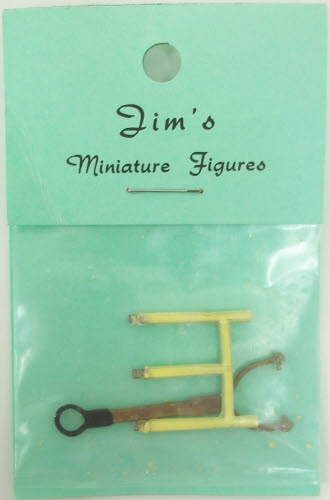 Jim's O Scale Pewter Hand Painted Farm Tools