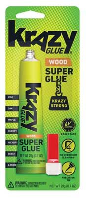 X-Acto 2080115 Krazy Glue Fast Dry Wood Glue - 0 .7oz Tube