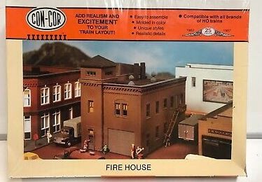 Heljan B905 Con-Cor HO Court House Square Series Fire House Building Kit