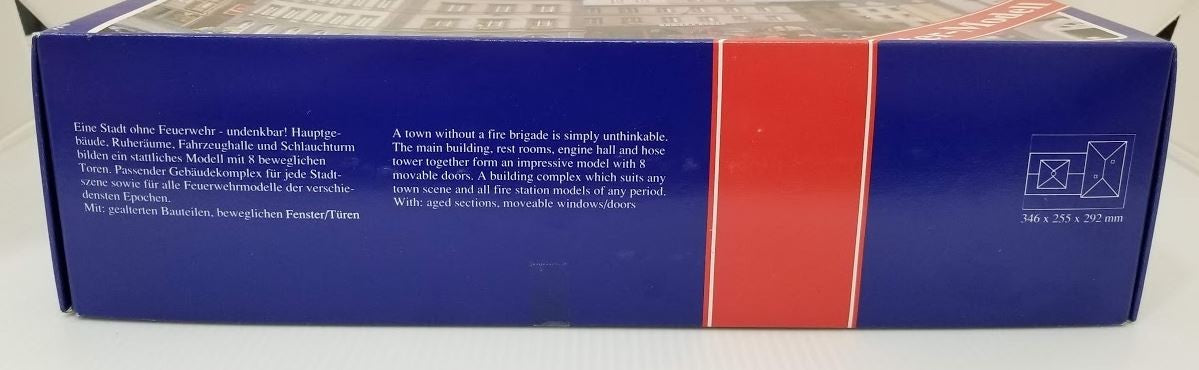Pola 196 HO Central Fire Station Building Kit