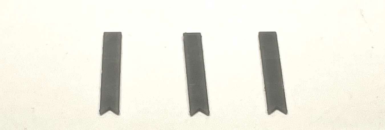 Phoenix Precision Models 30506 N Flat Capstones 3D Printed Resin Kit (Pack of 4)