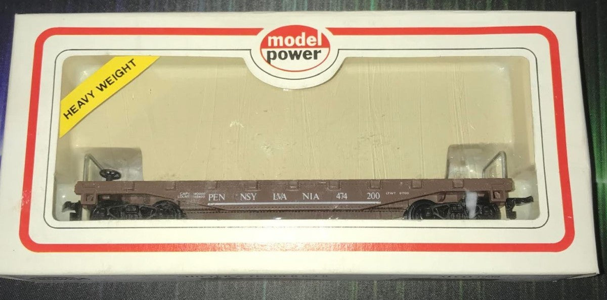 Model Power 8141 HO Pennsy w/ Lumber 40' Flat Car