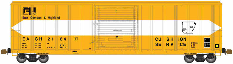Atlas 20005498 HO East Camden & Highland FMC 5347 Single-Door Boxcar RTR #2006