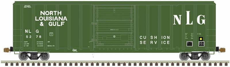 Atlas 20005504 HO North Louisiana & Gulf FMC 5347 Single-Door Boxcar RTR #5107