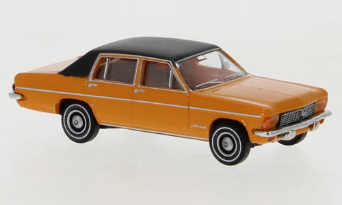 Brekina Automodelle 20725 HO Assembled Orange, Black 1969-1977 Opel Admiral