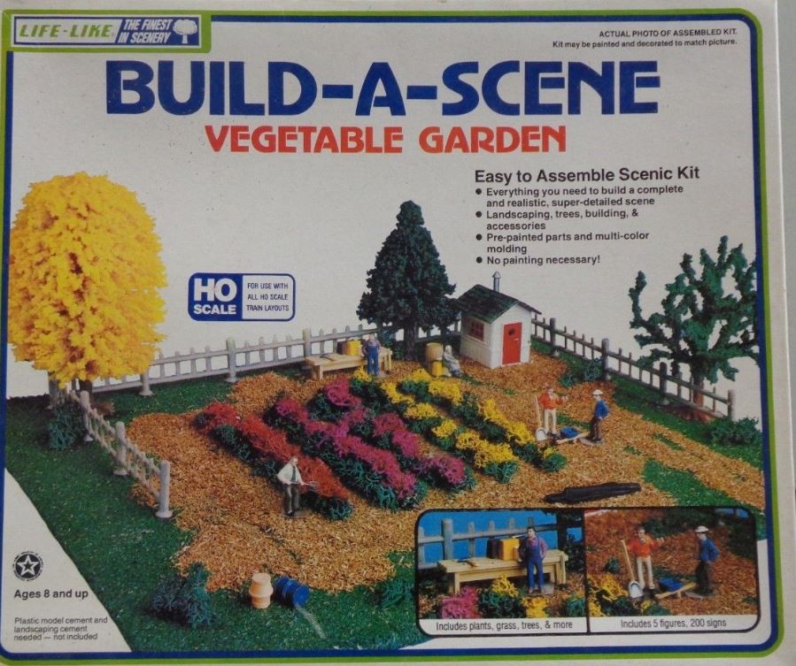 Life Like 1379 HO Vegetable Garden Building Kit