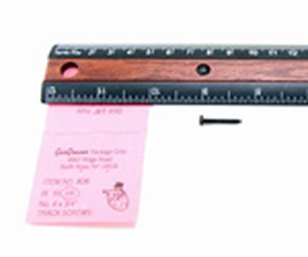 Gargraves 808-25 #4x3/4" Black Phillips Pan Head Track Screws
