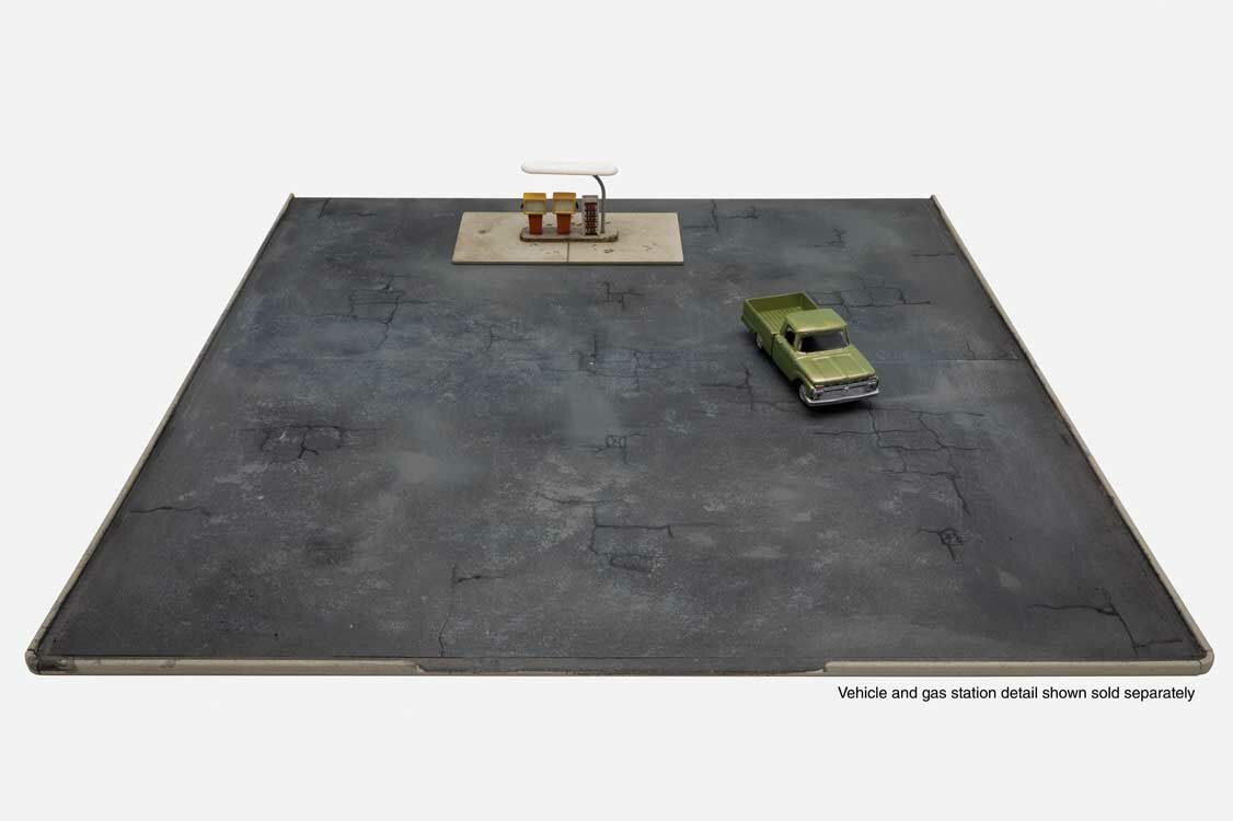 Walthers 933-3544 HO Gas Station Asphalt Parking Lot Kit (Pack of 2)