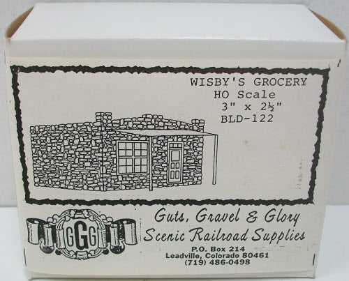 Guts, Gravel & Glory RR Supply 122 Wisby's Grocery Kit