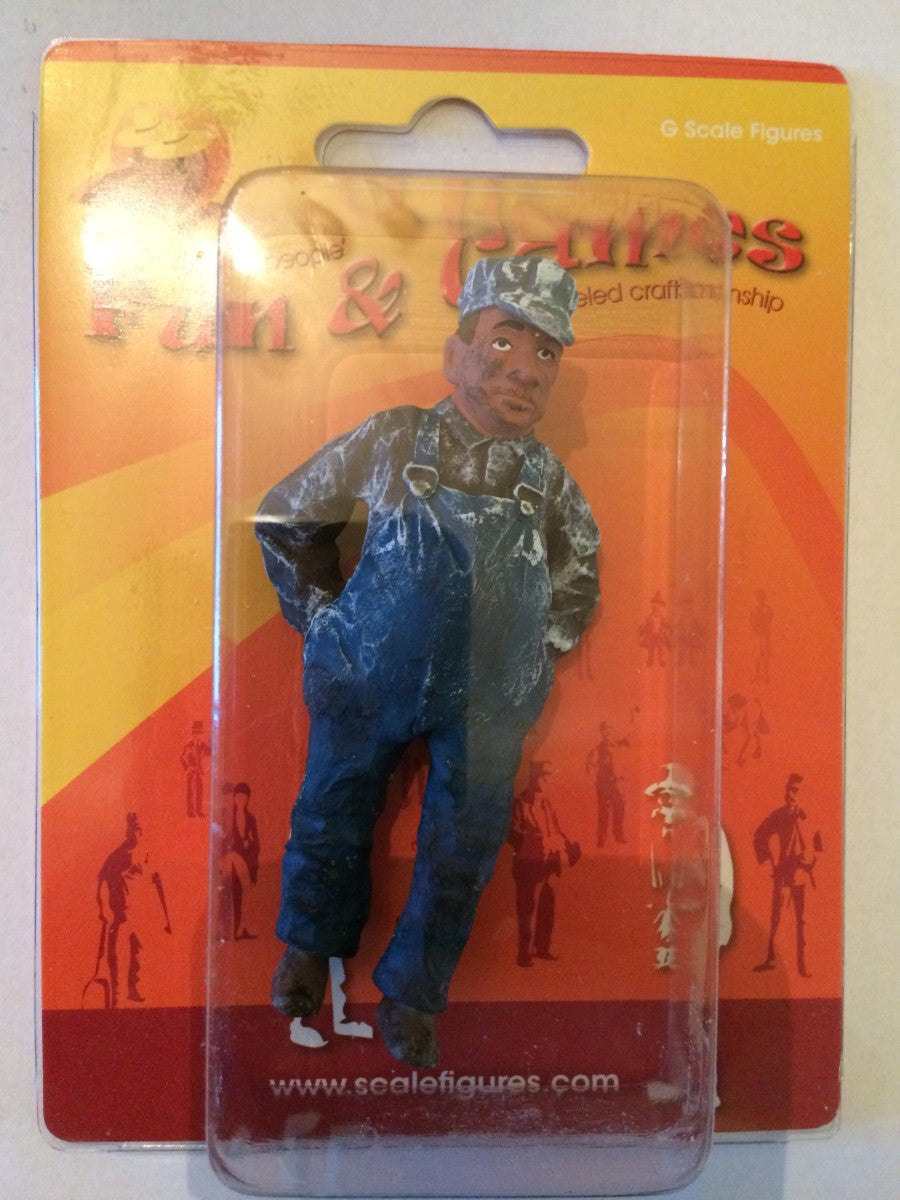 F&G GJC02 Handpainted G Scale Fireman Figure #1
