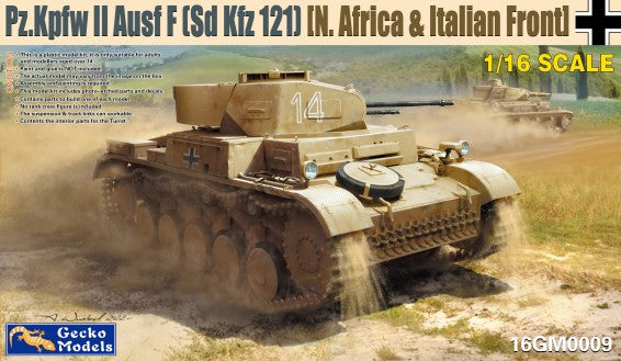 Gecko Models 16GM0009 1:16 Sd.Kfz.121 Panzerkampfwagen II Tank Model Kit