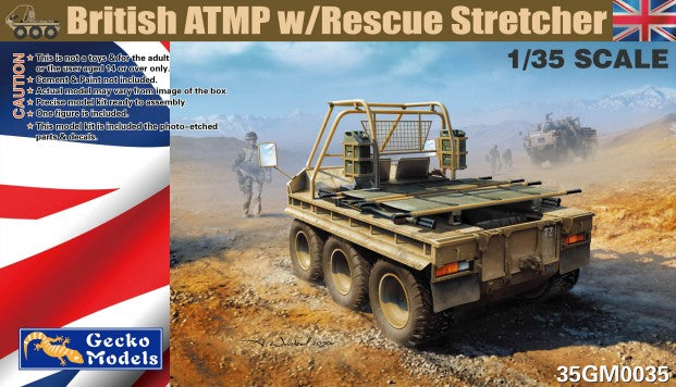 Gecko Models 35GM0035 1:35 British ATMP Truck w/Rescue Stretchers Plastic Kit