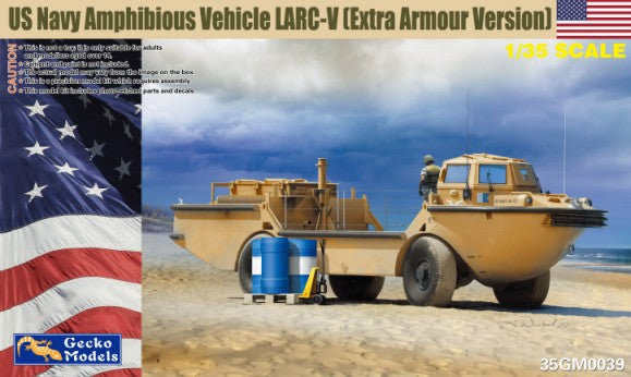 Gecko Models 35GM0039 1:35 US Navy LARC-V Amphibious Military Vehicle Model Kit