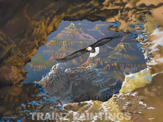 Robert West 47 American Eagle 'Glory' Nature Art Print - Signed Only