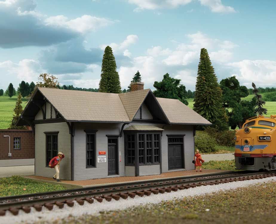 Walthers 933-3894 N 4 x 2-1/8 x 2" Golden Valley Depot Building Kit