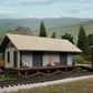 Walthers 933-3895 N 4 x 2-1/8 x 2" Golden Valley Freight House Building Kit
