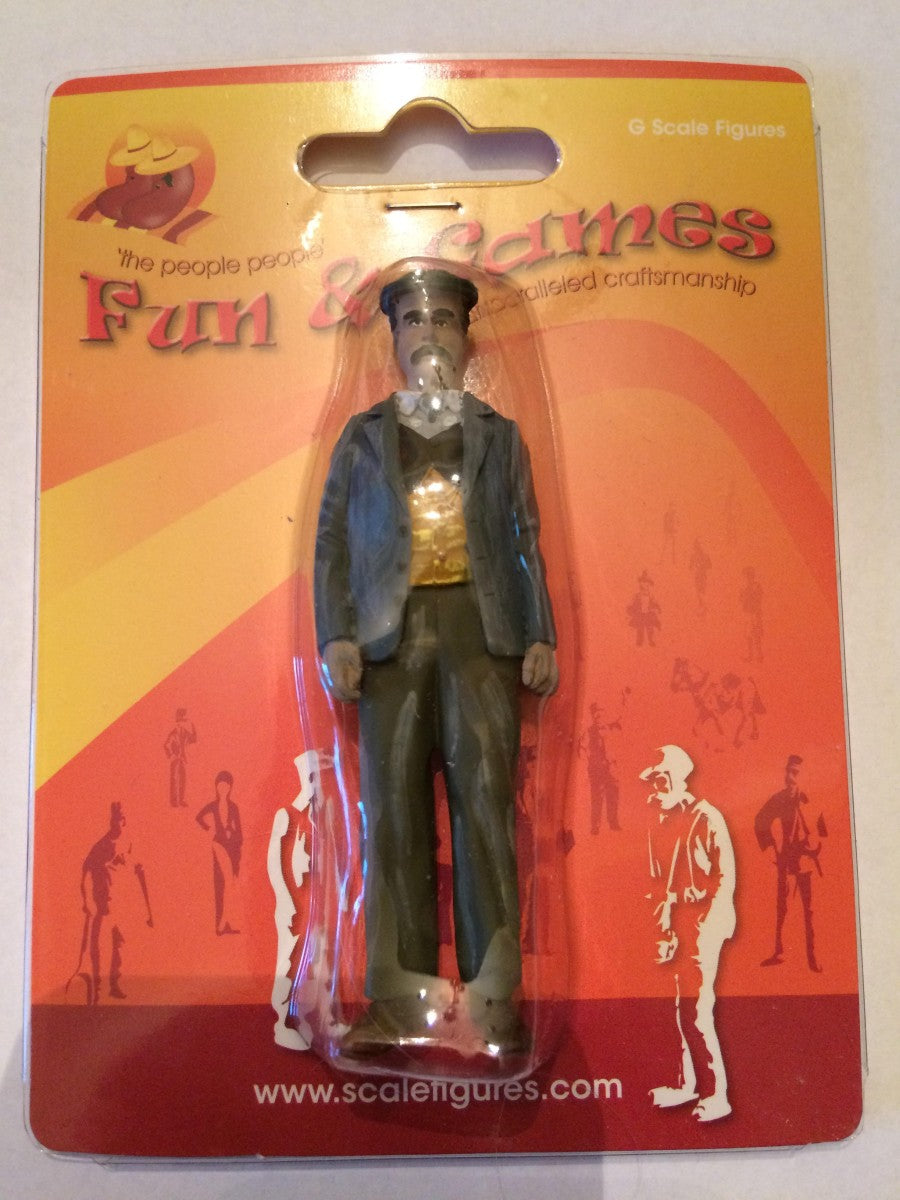 F&G GRL03B Handpainted G Scale Traveler Gold Vest Figure