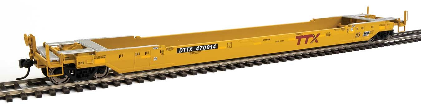 Walthers 920-109034 HO TTX 53' Well Car Ready to Run DTTX #470014