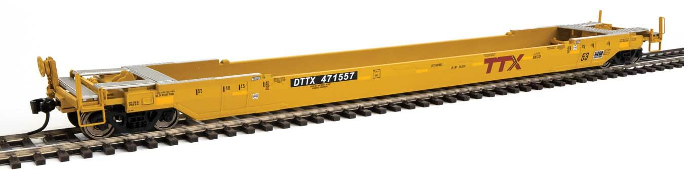 Walthers 920-109035 HO TTX 53' Well Car Ready to Run DTTX #471557