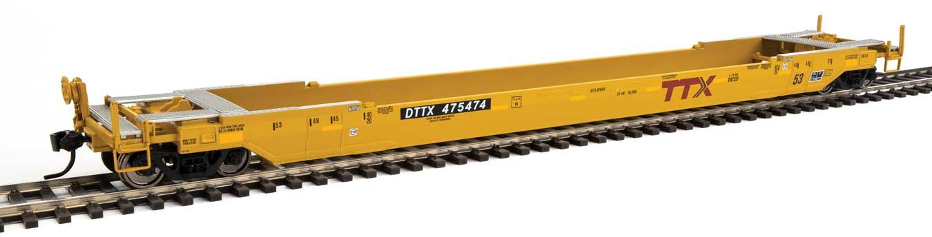 Walthers 920-109036 HO TTX 53' Well Car Ready to Run DTTX #475474