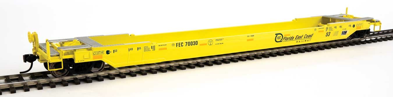 Walthers 920-109037 HO Florida East Coast 53' Well Car Ready to Run #70030