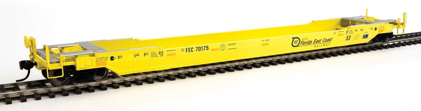 Walthers 920-109038 HO Florida East Coast 53' Well Car Ready to Run #70175