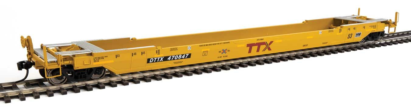 Walthers 920-109046 HO TTX 53' Well Car Ready to Run DTTX #470847