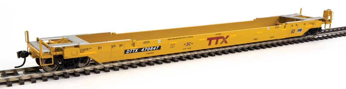 Walthers 920-109046 HO TTX 53' Well Car Ready to Run DTTX #470847