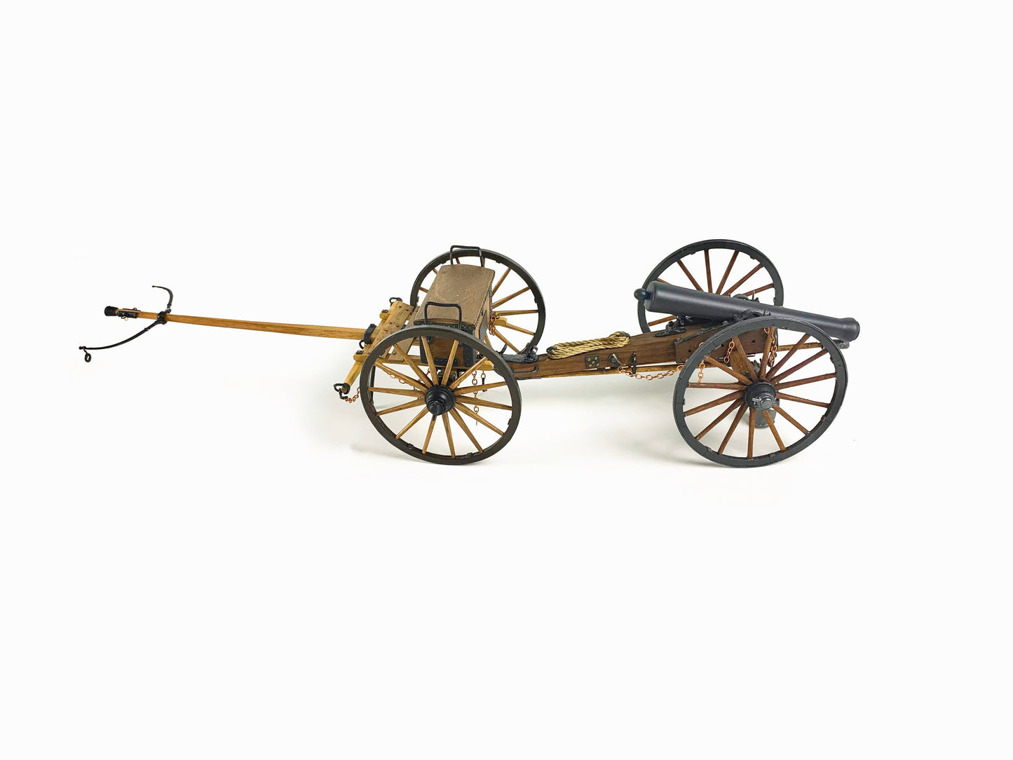 Model Shipways MS4003CB 1:16 Napoleon Cannon with Limber Wood & Brass Model Kit