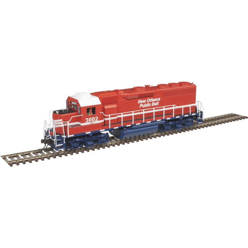 Atlas 10003218 HO New Orleans Public Belt GP40 Silver Diesel Locomotive #3003
