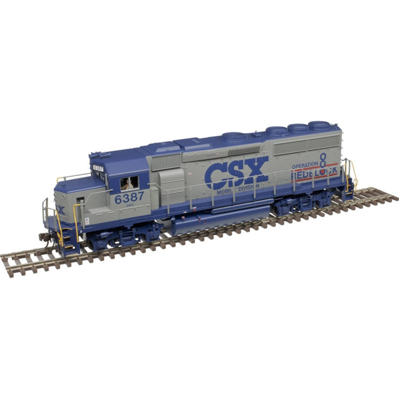 Atlas 10003492 HO CSX GP40-2 Diesel Locomotive #6387 with Sound