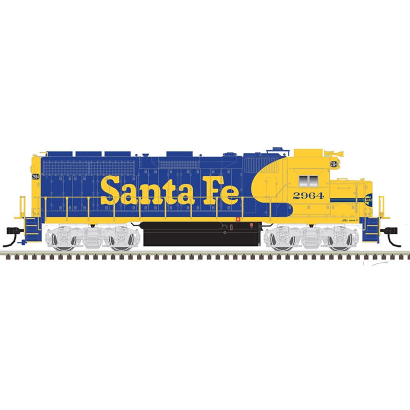 Atlas 10004013 HO Santa Fe Silver Series GP40 Diesel Locomotive #2964