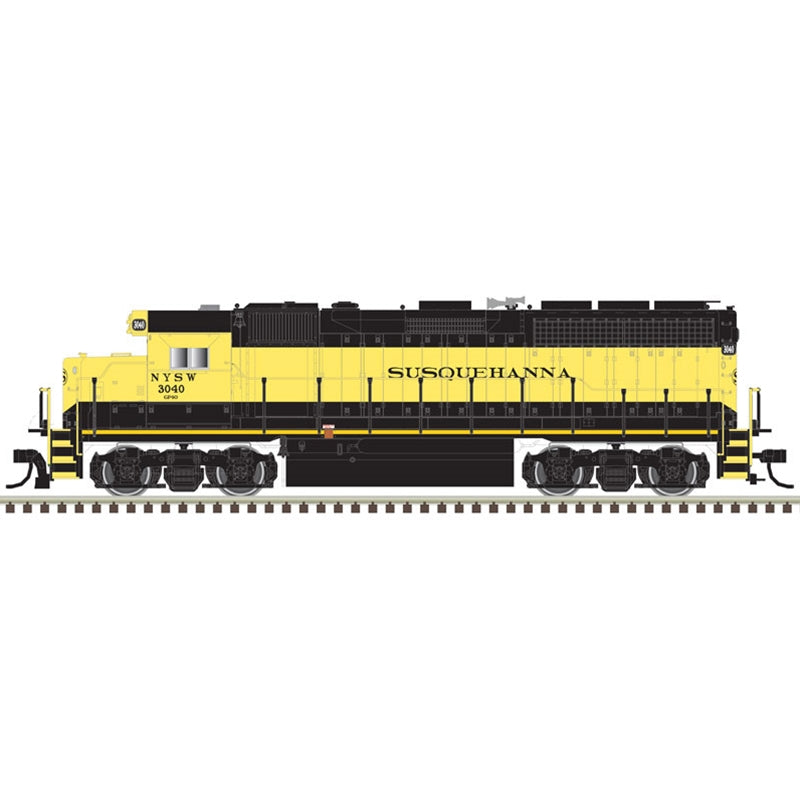 Atlas 10004023 HO Susquehanna Silver Series GP40 Diesel Locomotive #3040