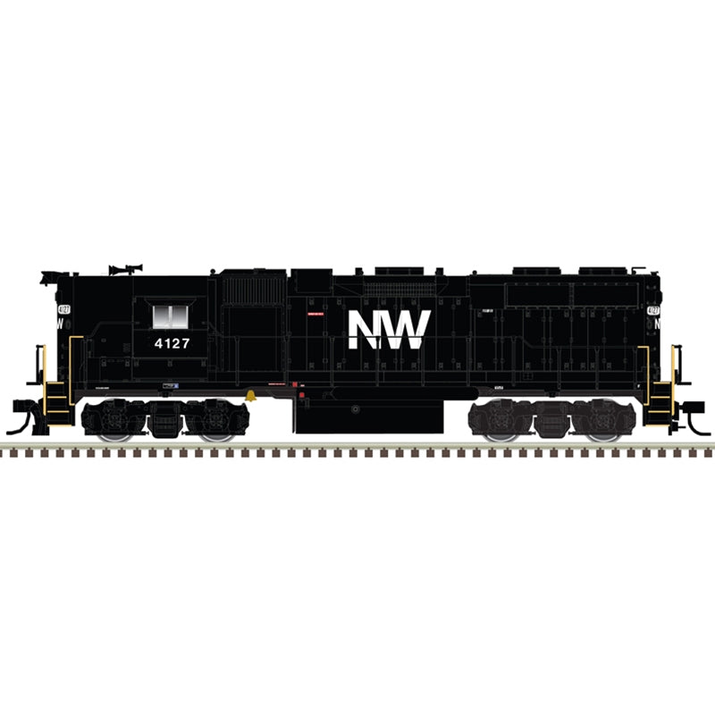 Atlas 10004070 HO Norfolk Western Silver GP38 Diesel Locomotive #4114