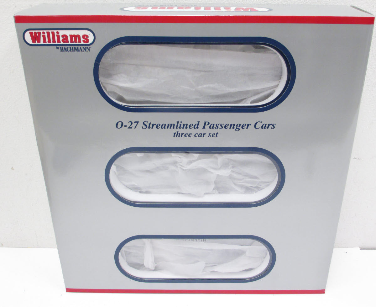 Williams 43250 027 Silver Streamlined 3-Car Passenger Car Set